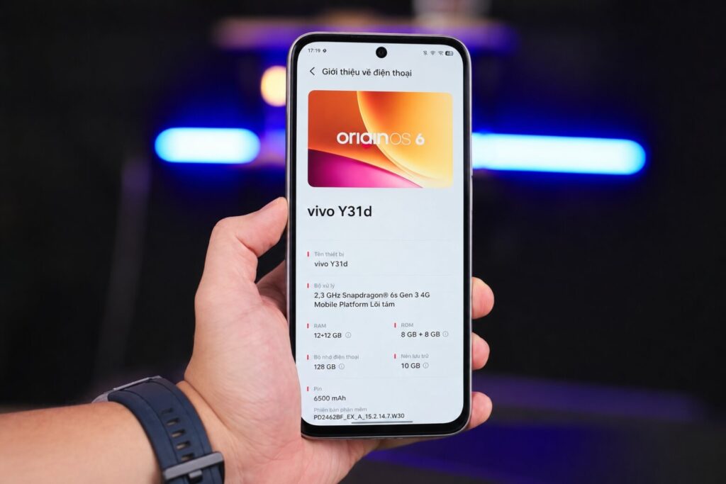 So sánh Samsung A27 5G và vivo Y31d để tìm ra điện thoại phù hợp với nhu cầu sử dụng 14 vivo Y31d dùng Snapdragon 6s Gen 2 (4G) ~318.000 Antutu, thiếu 5G và hỗ trợ cập nhật ngắn hơn