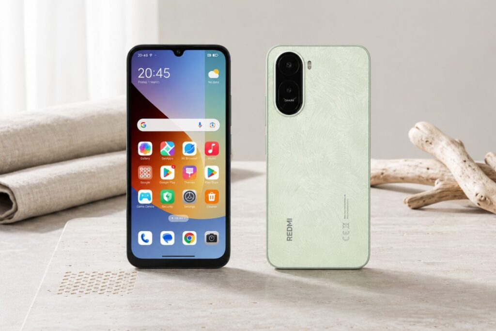 Redmi A7 Pro tập trung vào màn hình lớn và độ bền thực dụng cho nhu cầu sử dụng hằng ngày.