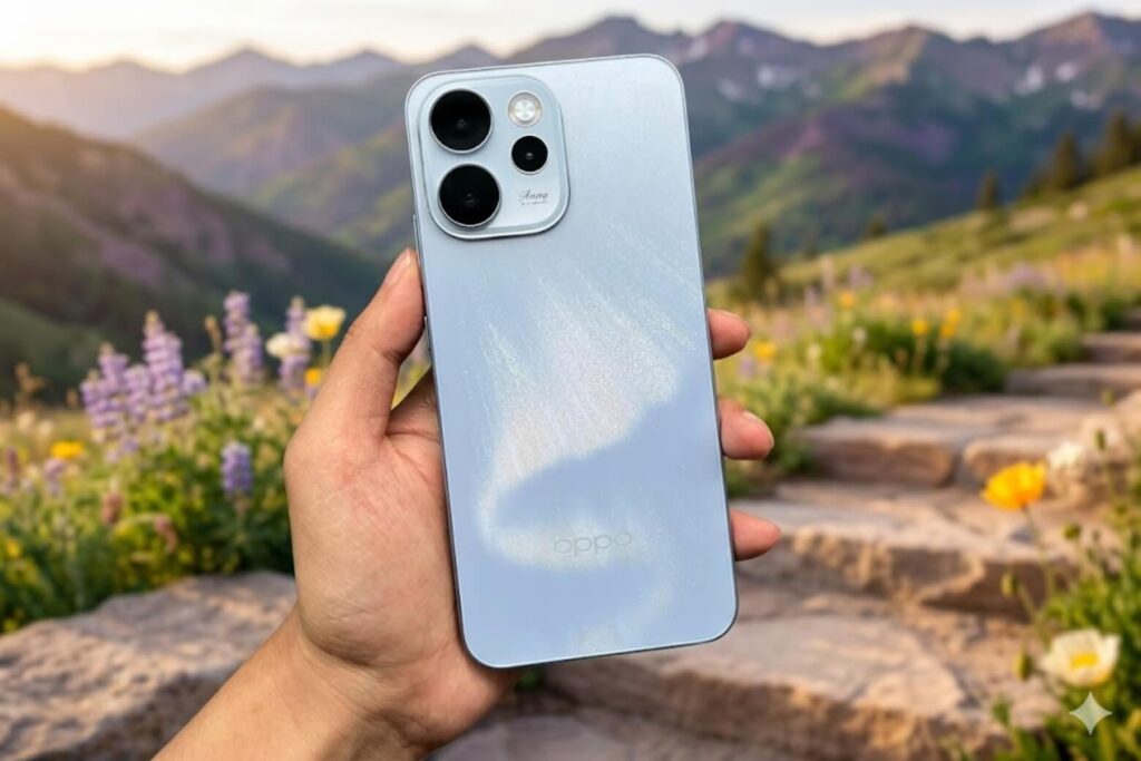 OPPO Reno15 F 5G nổi bật với độ bền vượt trội nhờ chuẩn kháng nước IP69 cao cấp.