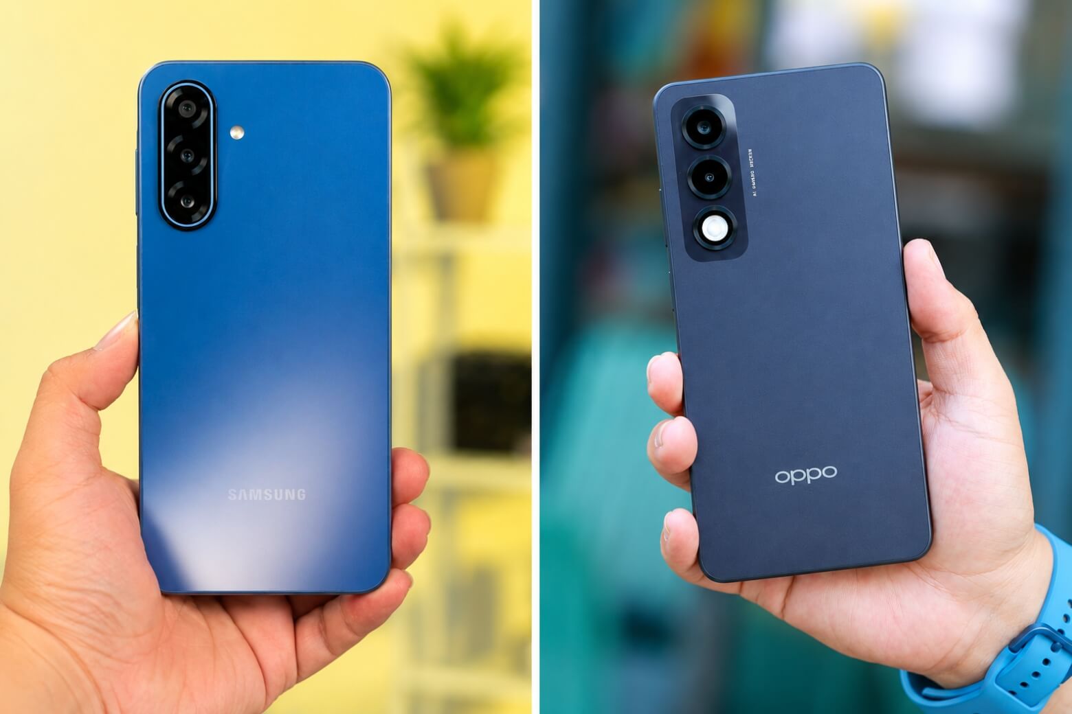 So sánh Samsung Galaxy A17 5G và OPPO A5i Pro: Đâu là lựa chọn đáng tiền? 7 So sánh Samsung Galaxy A17 5G và OPPO A5i Pro thiết kế ngoại hình
