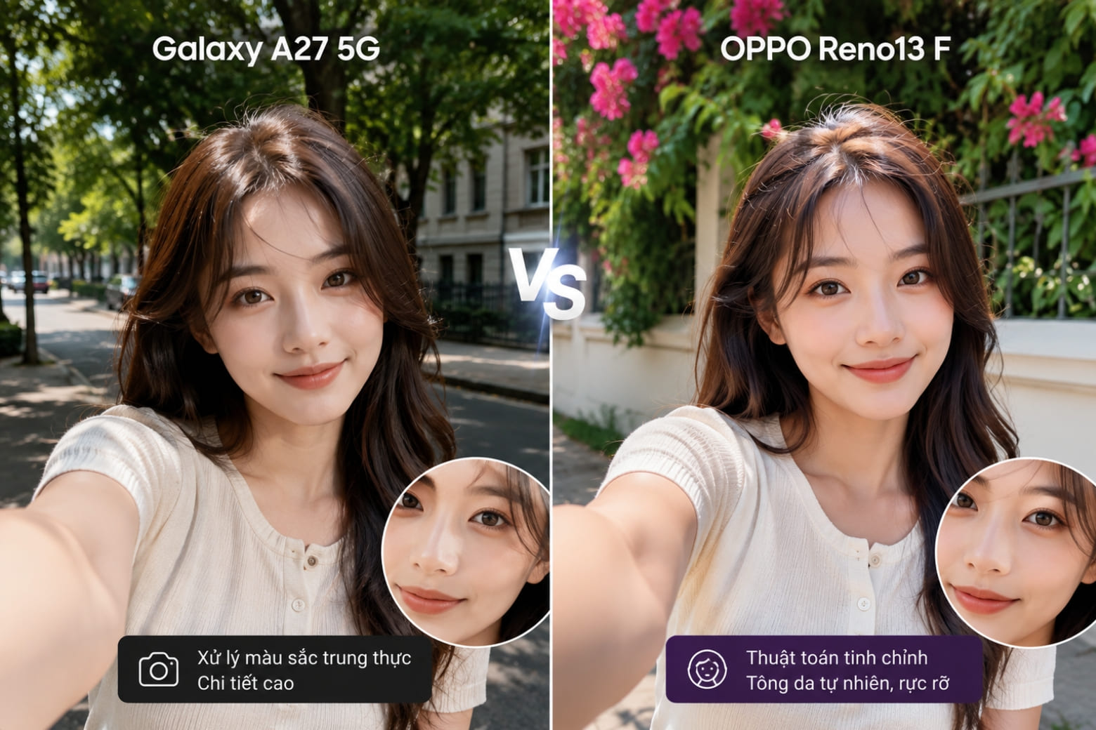 So sánh khả năng nhiếp ảnh và chất lượng quay video thực tế