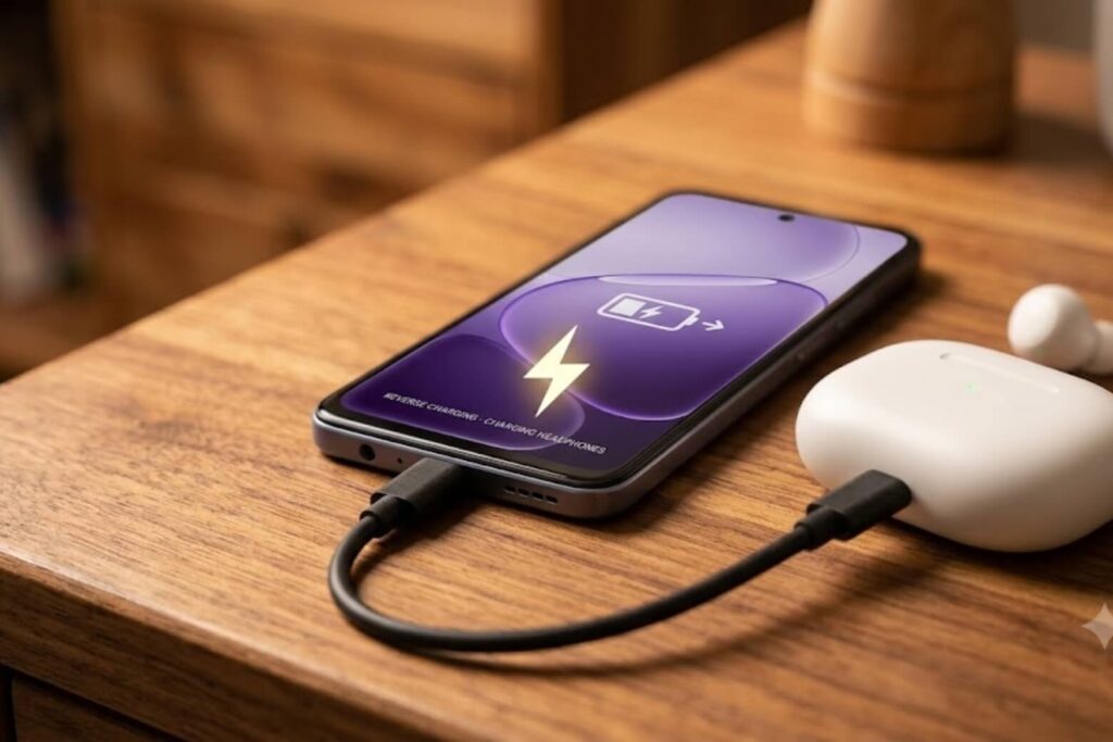 So sánh Samsung Galaxy A37 và OPPO A6T Pro: Trải nghiệm thực tế và bài toán chi phí 12 OPPO A6T Pro nổi bật với pin 7000mAh và sạc ngược 5W, sẵn sàng đóng vai trò như một pin dự phòng di động khi cần.