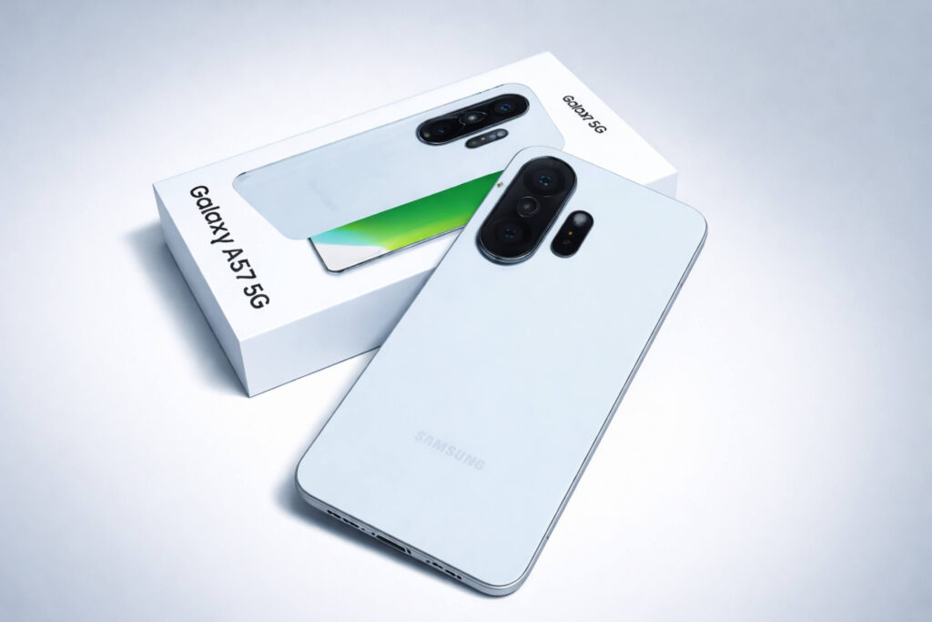 Galaxy A57 ghi điểm với thiết kế mỏng nhẹ, cao cấp và thoải mái khi sử dụng lâu dài.