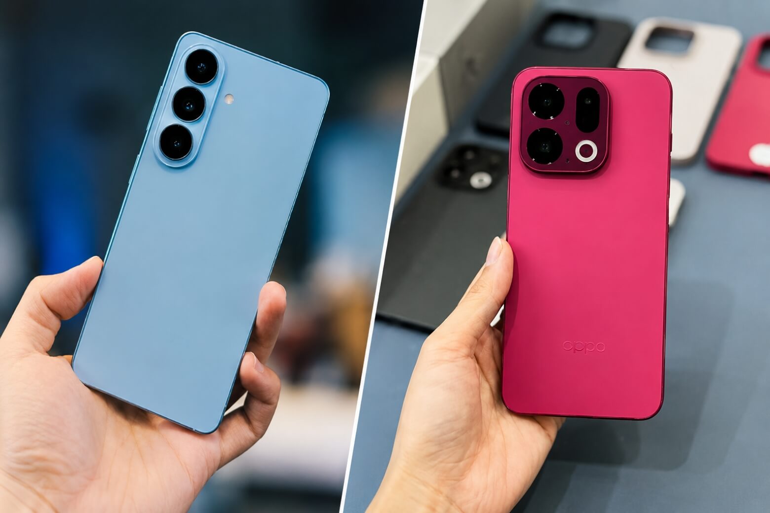 So sánh Samsung Galaxy S26 Plus và OPPO Find X9: Đâu là flagship dành cho bạn? 8 So sánh Samsung Galaxy S26 Plus và OPPO Find X9 thiết kế