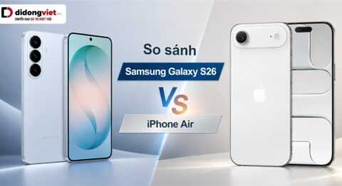 so sánh samsung galaxy s26 và iphone air