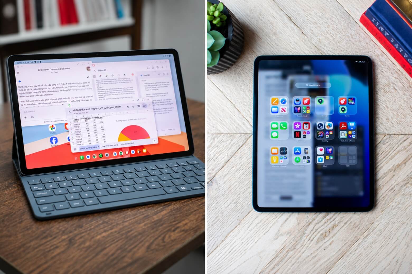 So sánh Samsung Galaxy Tab S11 Ultra và iPad Pro M5: Đâu là tablet thay thế laptop tốt? 17 So sánh Samsung Galaxy Tab S11 Ultra vs iPad Pro M5 phần mềm