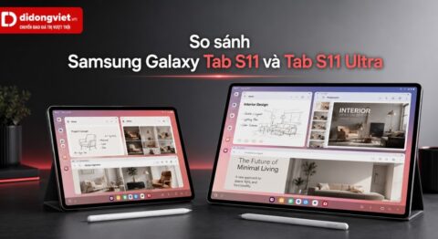 So sánh Samsung Galaxy Tab S11 và Tab S11 Ultra