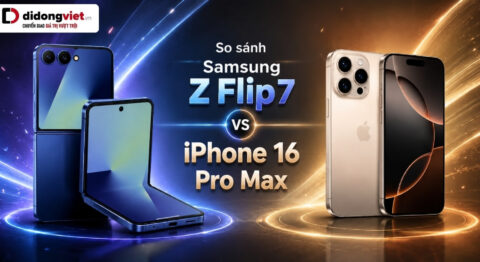 So sánh Samsung Z Flip7 và iPhone 16 Pro Max: Trải nghiệm thực tế và rủi ro rớt giá So sánh Samsung Z Flip7 và iPhone 16 Pro Max