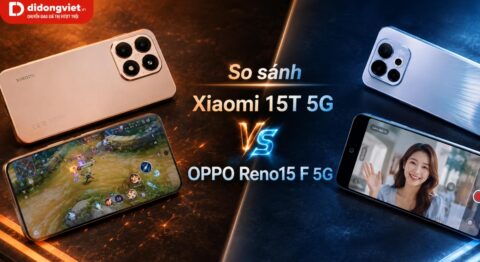 So sánh Xiaomi 15T 5G và OPPO Reno15 F 5G: Chọn hiệu năng đỉnh hay pin vô đối?