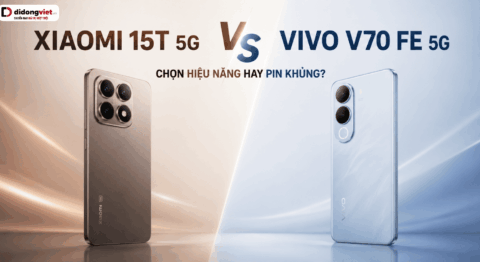 So sánh Xiaomi 15T 5G và vivo V70 FE 5G: Chọn hiệu năng hay pin khủng? So sánh Xiaomi 15T 5G và Vivo V70 FE 5G