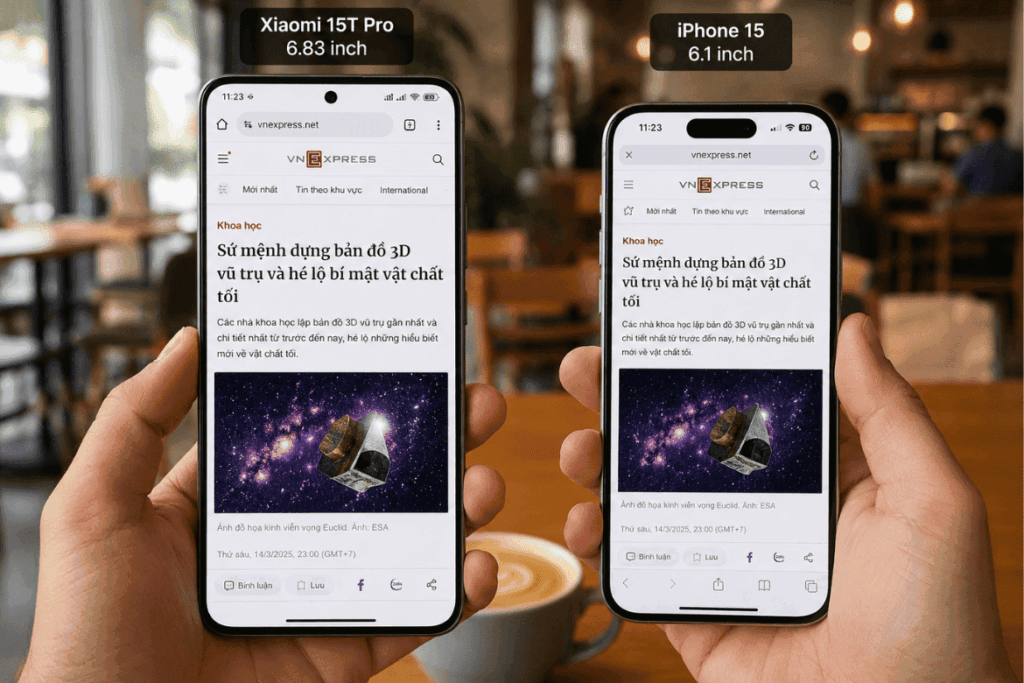 So sánh Xiaomi 15T Pro và iPhone 15: Chọn cấu hình phần cứng hay hệ sinh thái phần mềm? 6 So sánh Xiaomi 15T Pro và iPhone 15