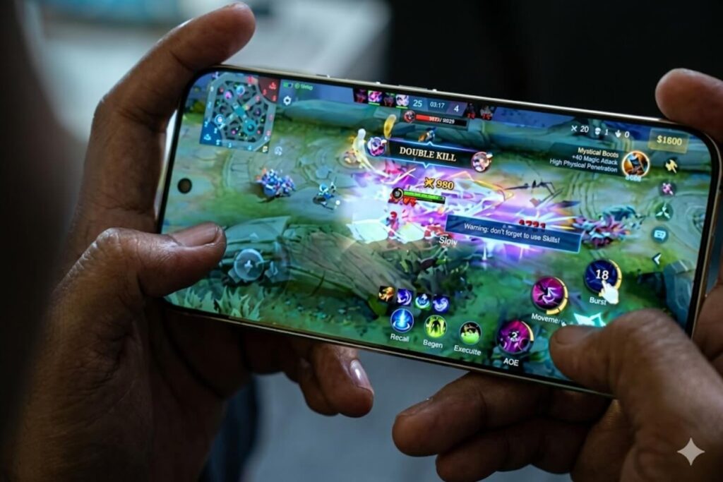 Vivo V70 5G ưu tiên sự ổn định nhiệt độ, mang lại trải nghiệm gaming mượt mà và dễ chịu hơn.