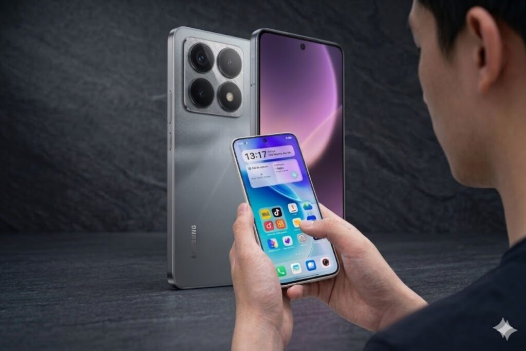 So sánh Xiaomi 17T Pro và vivo X300 5G chi tiết theo nhu cầu sử dụng 9 vivo X300 5G nhỏ gọn, nhẹ tay phù hợp dùng một tay, trong khi Xiaomi 17T Pro đầm chắc, tối ưu trải nghiệm giải trí hai tay.