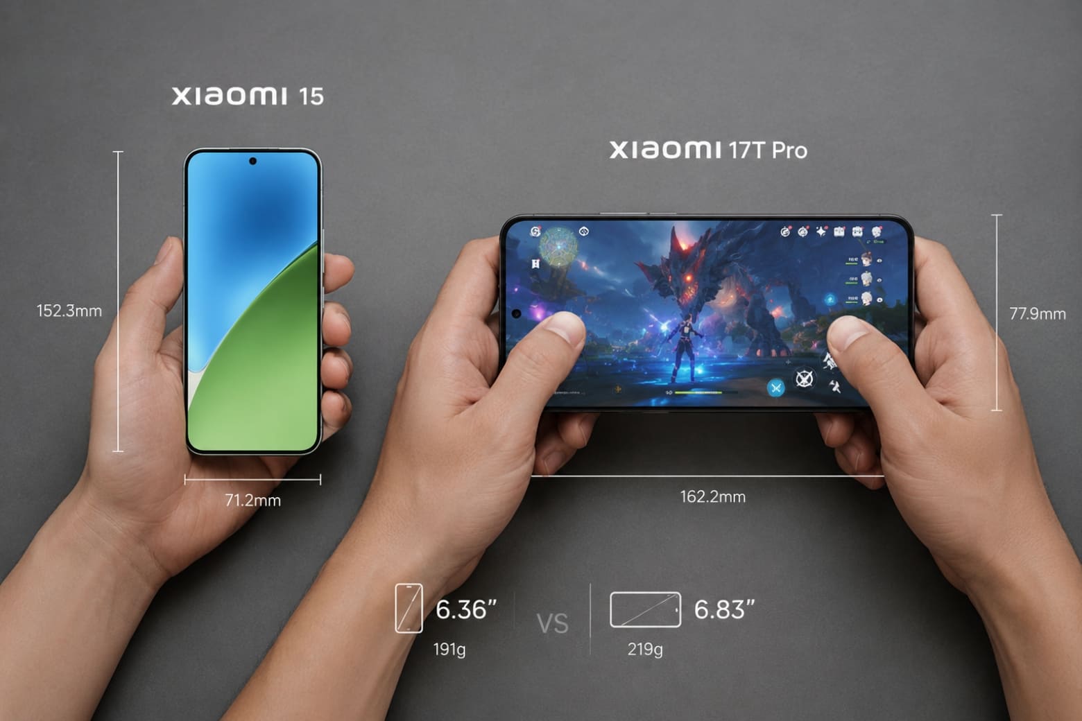So sánh Xiaomi 17T Pro và Xiaomi 15: Định hướng lựa chọn tối ưu theo nhu cầu sử dụng 5 So sánh Xiaomi 17T Pro vs Xiaomi 15 về thiết kế