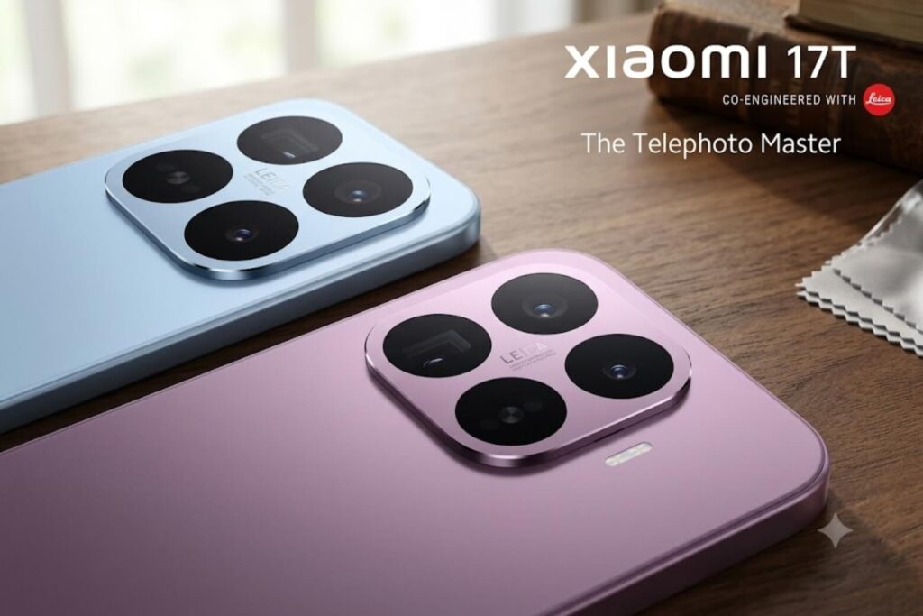 Xiaomi 17T nổi bật với cụm 3 camera Leica có zoom tele 5x