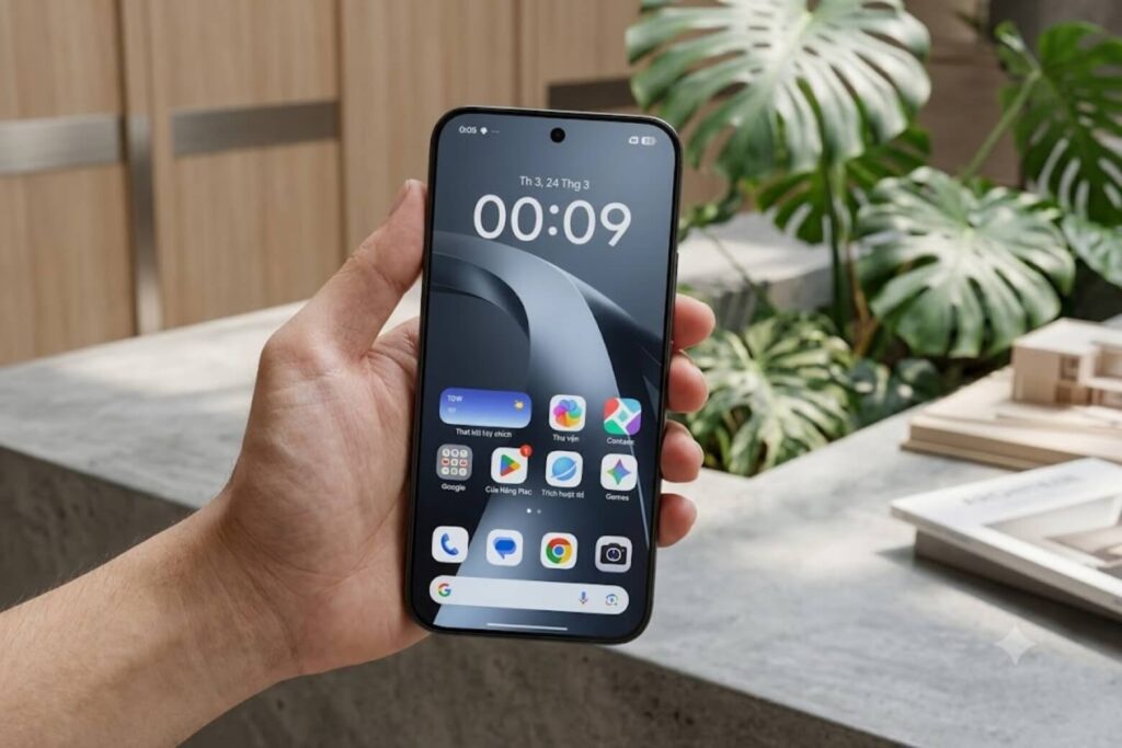 Xiaomi 17T nổi bật với độ sáng màn hình vượt trội khi sử dụng ngoài trời.
