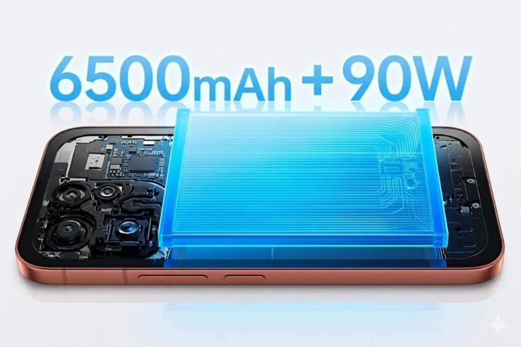 vivo V70 5G cho thời lượng pin và sạc nhánh vượt trội, tối ưu trải nghiệm chơi game lâu dài mà không gây nóng pin.