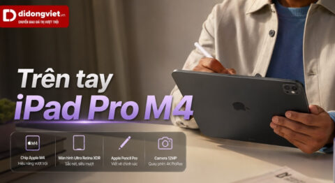 trên tay ipad pro m4
