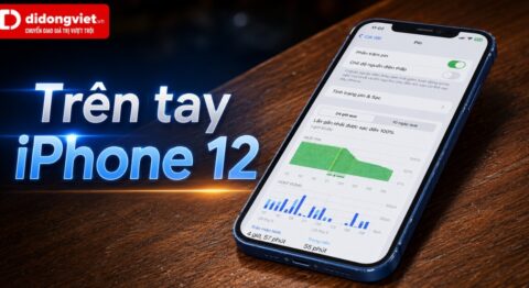 trên tay iphone 12