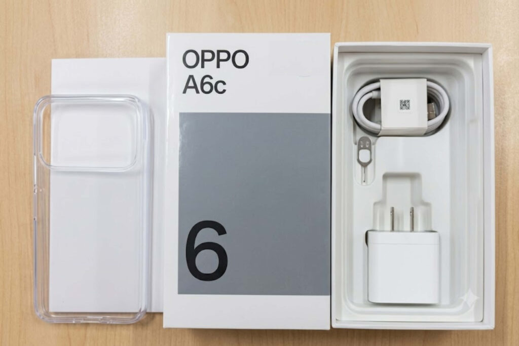 OPPO A6c ghi điểm với bộ phụ kiện đầy đủ và sự hoàn thiện chỉn chu ngay từ khi mở hộp.