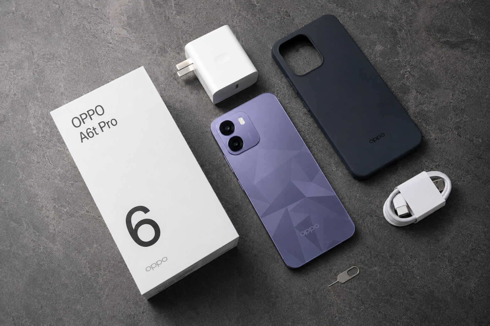 Trên tay OPPO A6t Pro phụ kiện hộp máy