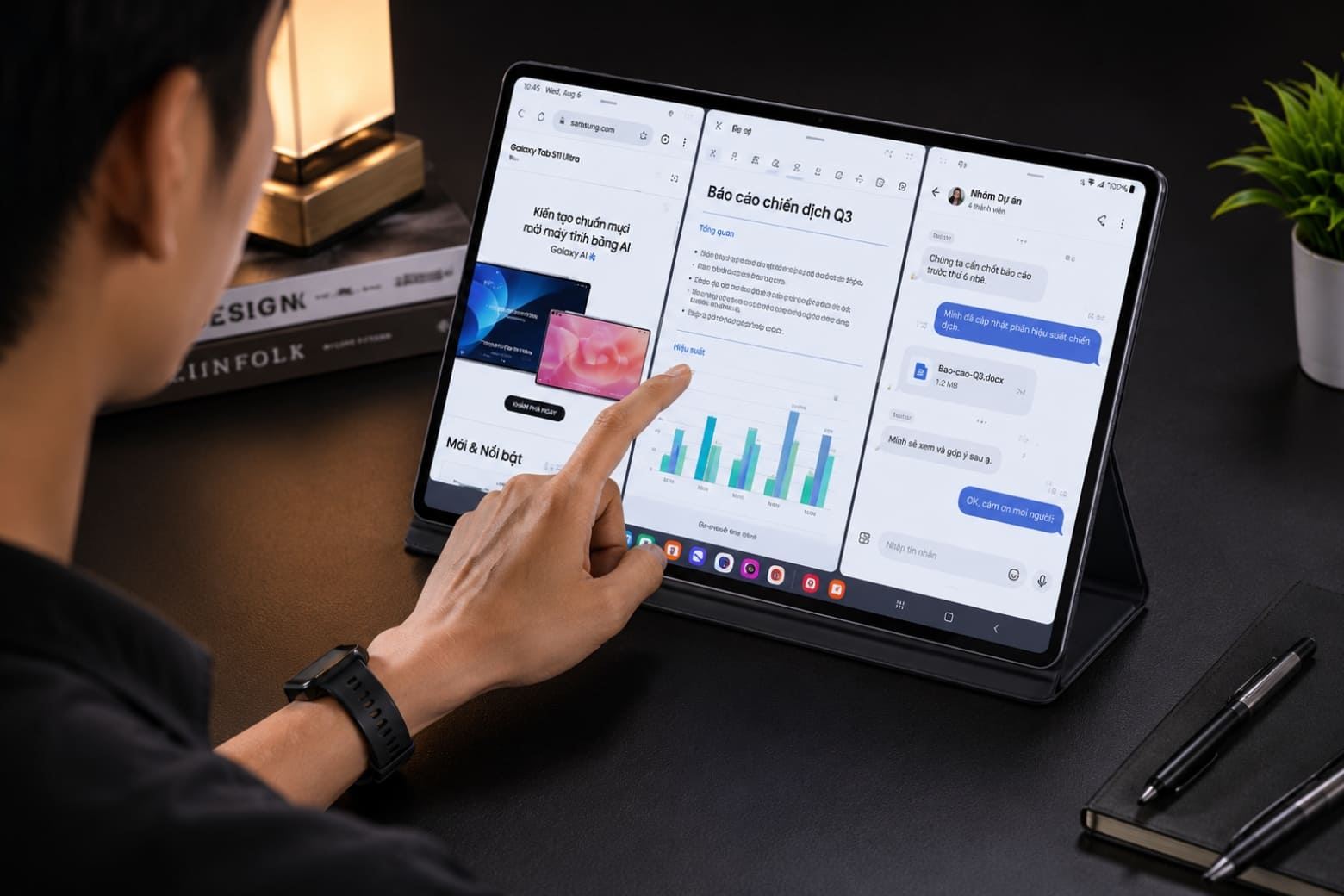 Khả năng tương thích giữa Samsung DeX và Cover bàn phím