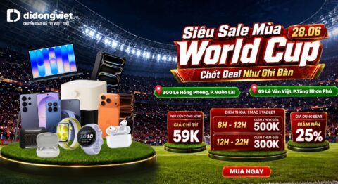 Siêu Sale mùa World Cup – Chốt Deal Như Ghi Bàn tại Di Động Việt Siêu Sale World Cup - Chốt Deal Như Ghi Bàn