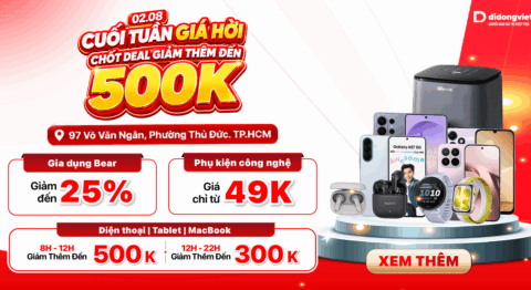 Cuối Tuần Giá Hời tại Di Động Việt 97 Võ Văn Ngân: Chốt deal giảm thêm đến 500K