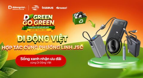 Di Động Việt hợp tác Phương Linh JSC lan tỏa lối sống xanh qua chương trình D Green Go Green tháng 7