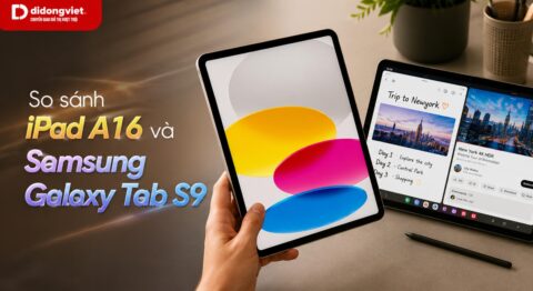 So sánh chi tiết iPad A16 và Samsung Galaxy Tab S9 về mức giá và hiệu năng
