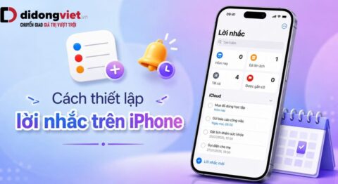 Cách thiết lập lời nhắc trên iPhone