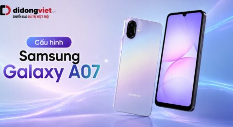 Cấu hình Samsung Galaxy A07