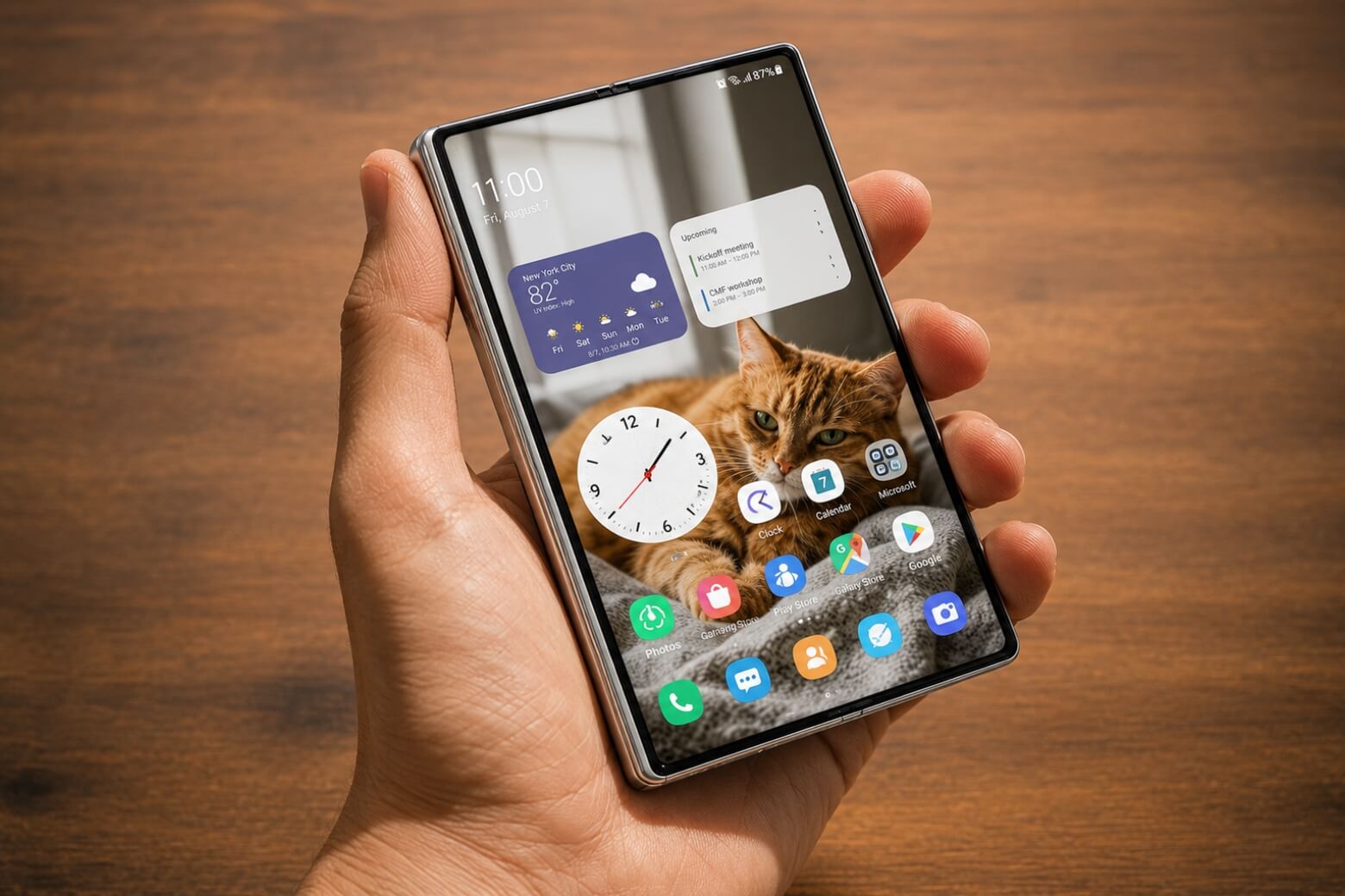 Rò rỉ cấu hình Samsung Galaxy Z Fold8 Wide mới và các nâng cấp chính 7 Cấu hình Samsung Galaxy Z Fold8 Wide màn hình tỷ lệ 4:3