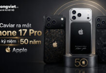 Caviar ra mắt bộ sưu tập iPhone 17 Pro kỷ niệm 50 năm Apple: Góc nhìn và trải nghiệm thực tế Caviar ra mắt iPhone 17 Pro bản kỷ niệm 50 năm Apple