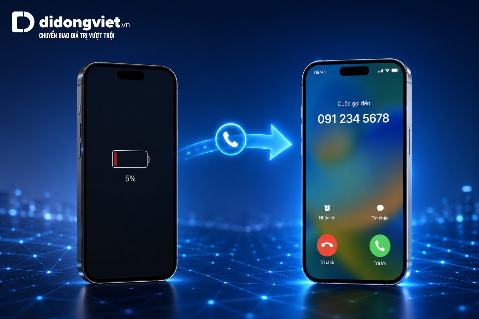 Cách bật, tắt chuyển cuộc gọi iPhone và khắc phục lỗi bằng mã USSD 10 Chuyển cuộc gọi iPhone khi mất sóng hoặc hết pin