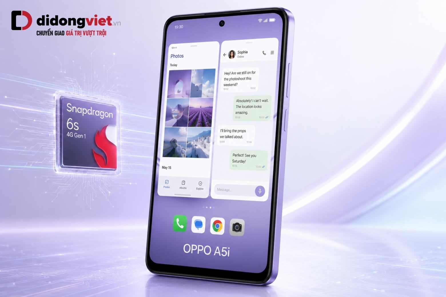 Có nên mua OPPO A5i: Lựa chọn bền bỉ cho sinh viên và người lao động 7 Có nên mua OPPO A5i chip Snapdragon 6s 4G Gen 1