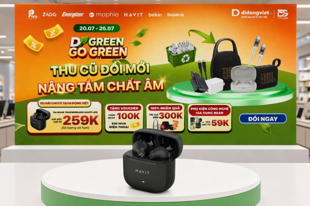 D Green Go Green: Thu Cũ Đổi Mới – Nâng Tầm Chất Âm Tuần 3 Tháng 7 (20.07 – 26.07) 8 D Green Go Green: Thu Cũ Đổi Mới – Nâng Tầm Chất Âm Tuần 3 Tháng 7 (20.07 – 26.07)