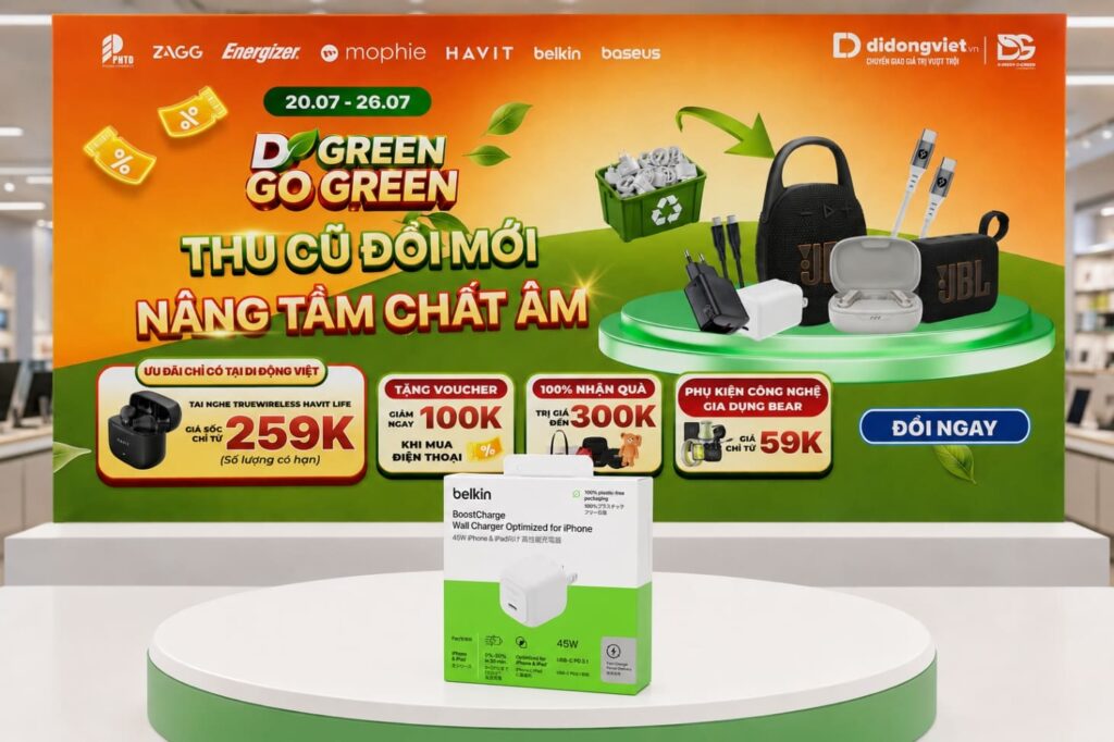D Green Go Green: Thu Cũ Đổi Mới – Nâng Tầm Chất Âm Tuần 3 Tháng 7 (20.07 – 26.07) 6 D Green Go Green: Thu Cũ Đổi Mới – Nâng Tầm Chất Âm Tuần 3 Tháng 7 (20.07 – 26.07)