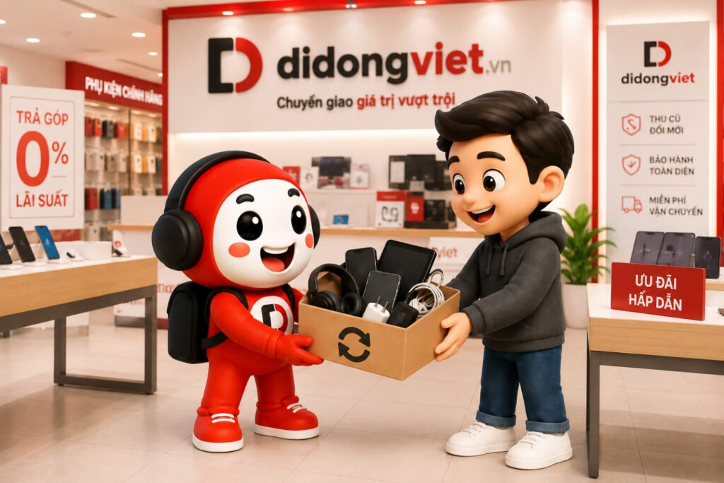 D Green Go Green: Thu cũ đổi mới, nhận quà khủng tại Di Động Việt 3 d green go green thang 7 26 di dong viet thu cu doi moi