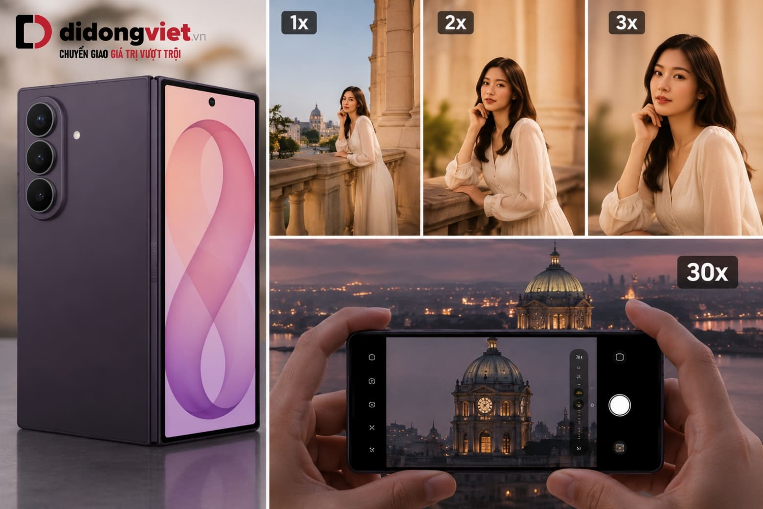 Đánh giá camera Samsung Z Fold8 Ultra: Nâng cấp nào đáng chú ý? 11 Camera tele 3x phù hợp chân dung và chủ thể ở khoảng cách vừa