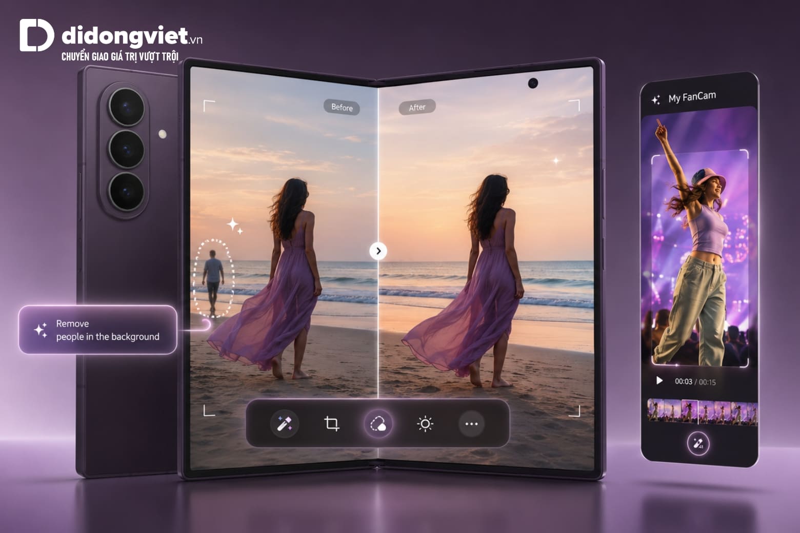 Đánh giá camera Samsung Z Fold8 Ultra: Nâng cấp nào đáng chú ý? 14 Galaxy AI đơn giản hóa chỉnh sửa ảnh và video ngay trên thiết bị