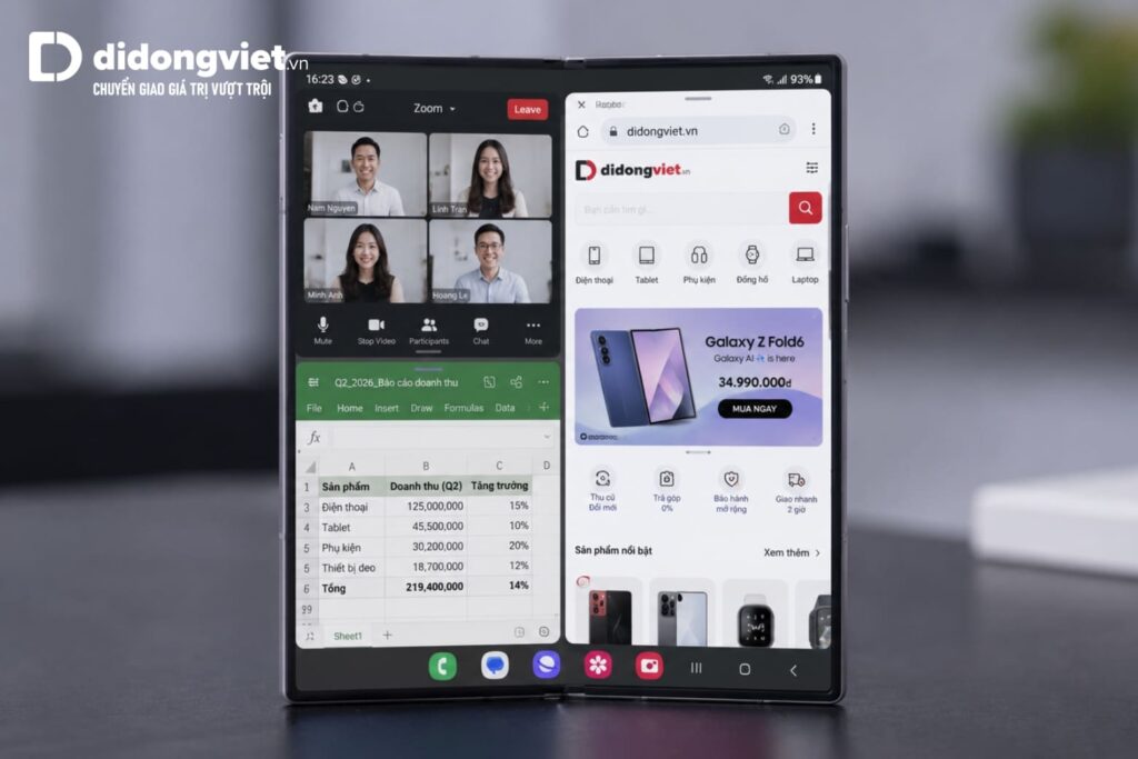 Đánh giá hiệu năng Samsung Z Fold6: Còn sức gánh vác tác vụ nặng hàng ngày? 6 Đánh giá hiệu năng Samsung Z Fold6