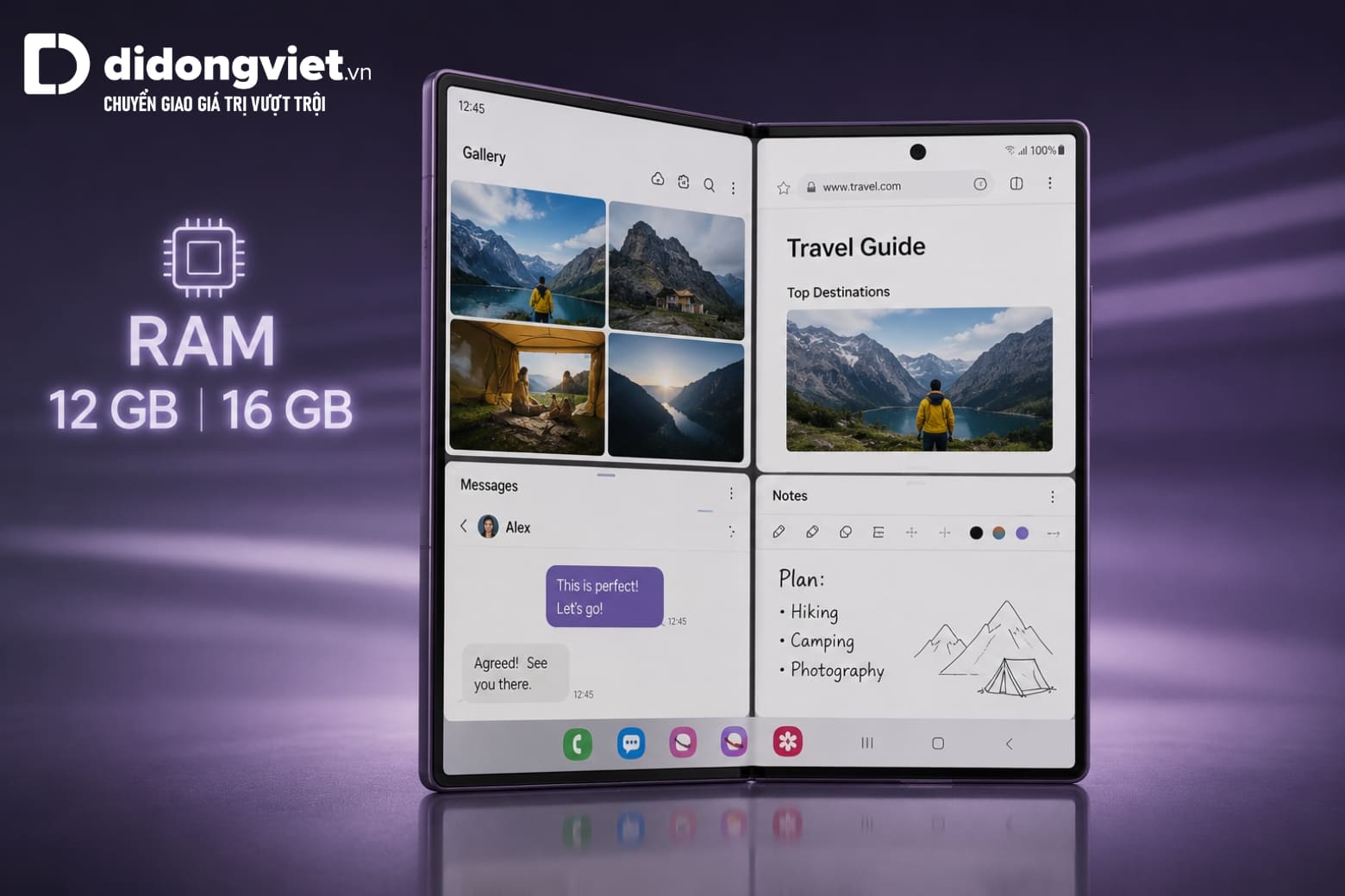 Đánh giá hiệu năng Samsung Z Fold8 Ultra: Sức mạnh chuẩn Ultra 8 Dung lượng RAM lớn giúp xử lý nhiều ứng dụng mượt mà và ổn định