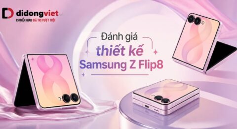 đánh giá thiết kế Samsung Z Flip8