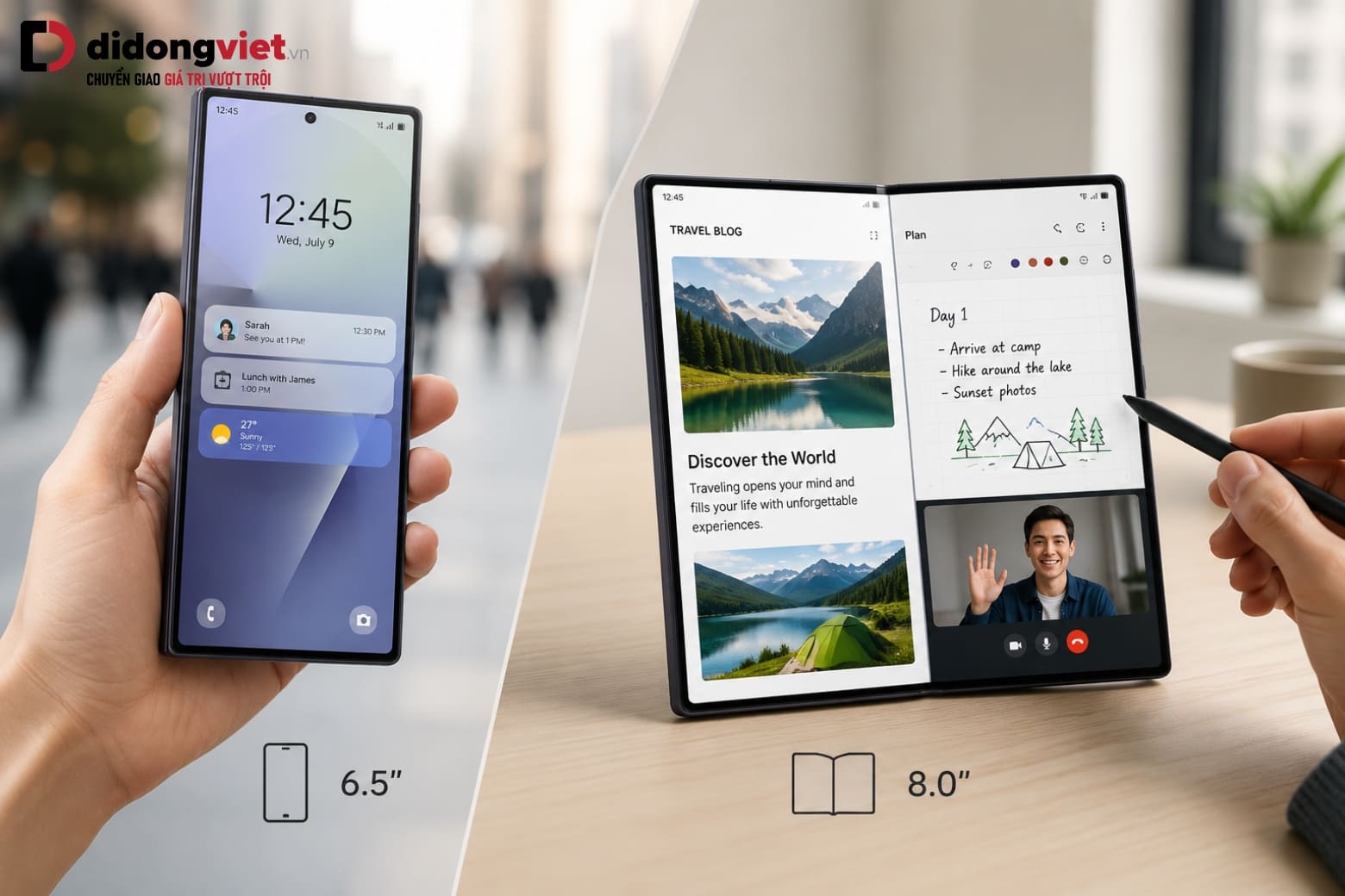 Đánh giá thiết kế Samsung Z Fold8 Ultra với thân máy siêu mỏng và sự đánh đổi thực tế 9 Hai màn hình linh hoạt đáp ứng trọn vẹn nhu cầu làm việc và giải trí