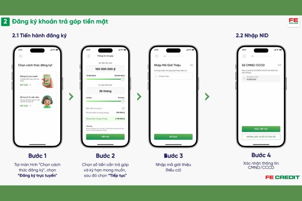 Vay tiền mặt FE Credit đã có mặt tại Di Động Việt: Giải pháp tài chính tiêu dùng trực tuyến 100% cực nhanh 19 FE Credit vay tiền mặt tại Di Động Việt đến 100 triệu đồng hạn mức