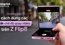 Hướng dẫn cách dùng các chế độ quay video trên Z Flip8: Tối ưu FlexCam và Camcorder Hướng dẫn cách dùng các chế độ quay video trên Z Flip8: Tối ưu FlexCam và báng cầm Camcorder