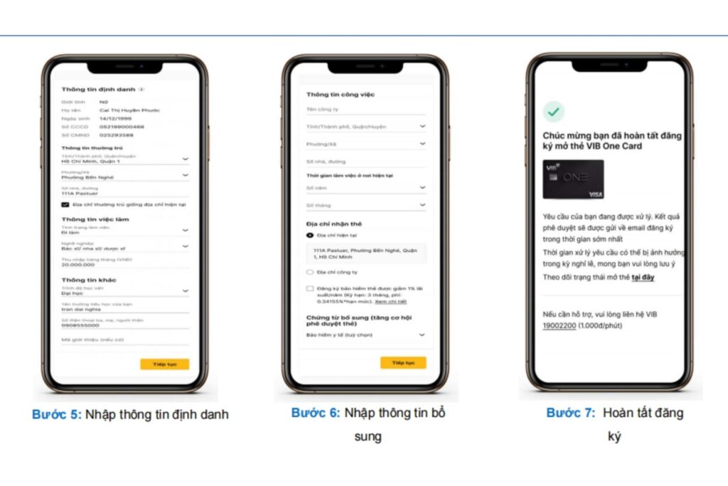 Ưu đãi mở thẻ VIB One Card tại Di Động Việt: Nhận voucher giảm đến 1,5 triệu, Hoàn tiền cao, Trả góp 0% 9 huong dan mo the 3