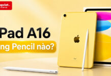 iPad A16 dùng Pencil nào? Cách chọn bút đúng nhu cầu và tránh lãng phí iPad A16 dùng pencil nào