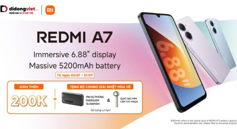 Mở bán Xiaomi Redmi A7 Di Động Việt